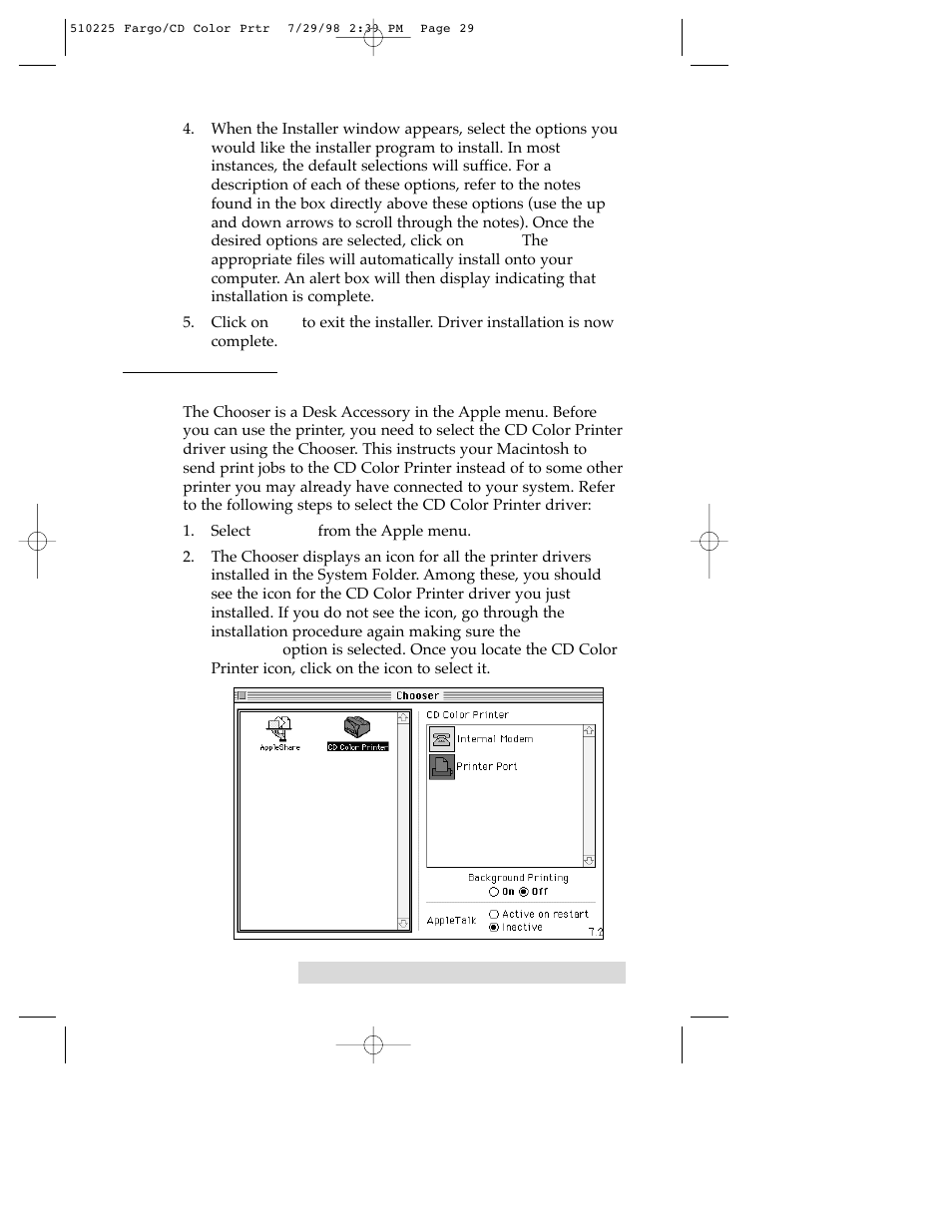 FARGO electronic CD Color Printer User Manual | Page 32 / 53