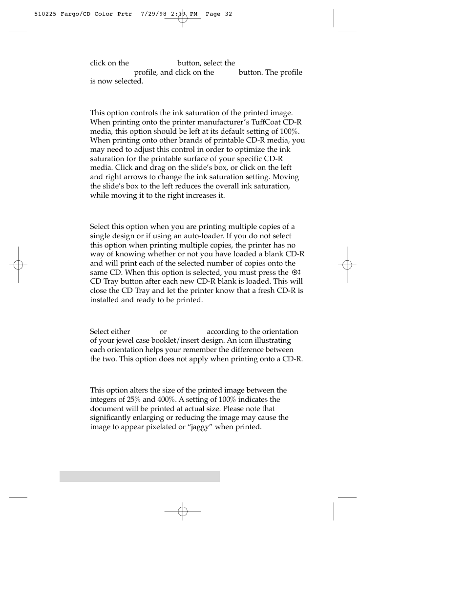 FARGO electronic CD Color Printer User Manual | Page 35 / 53