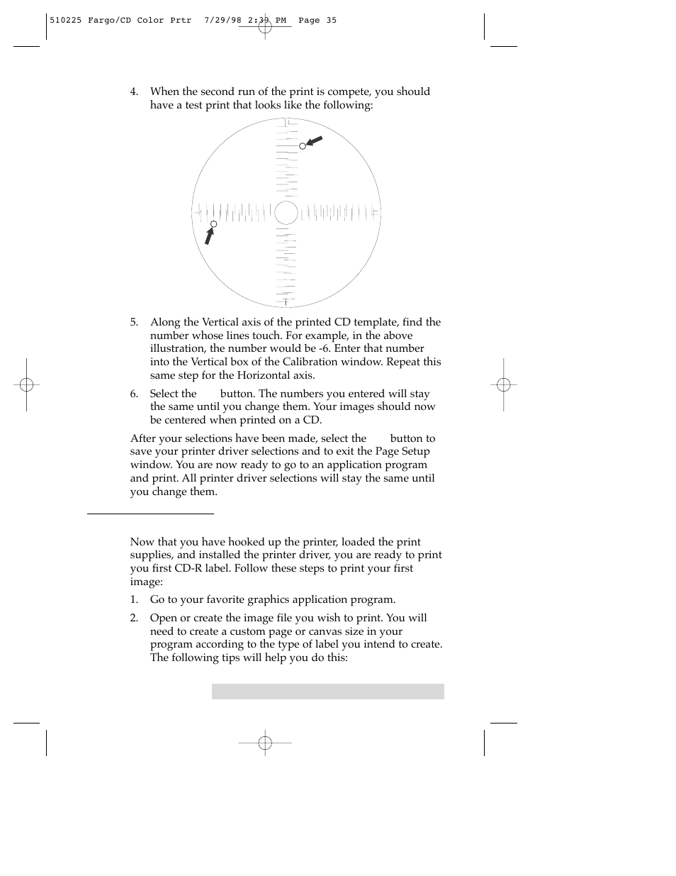 Using the cd color printer with macintosh 35 | FARGO electronic CD Color Printer User Manual | Page 38 / 53