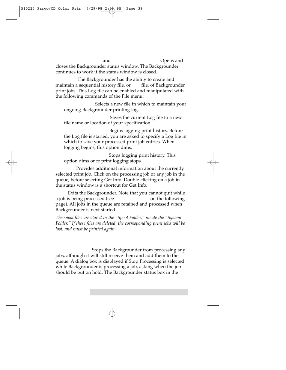 FARGO electronic CD Color Printer User Manual | Page 42 / 53