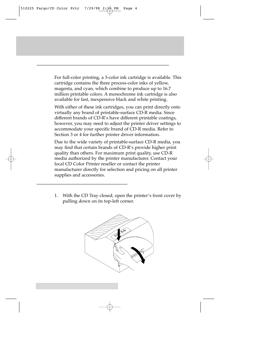 FARGO electronic CD Color Printer User Manual | Page 7 / 53
