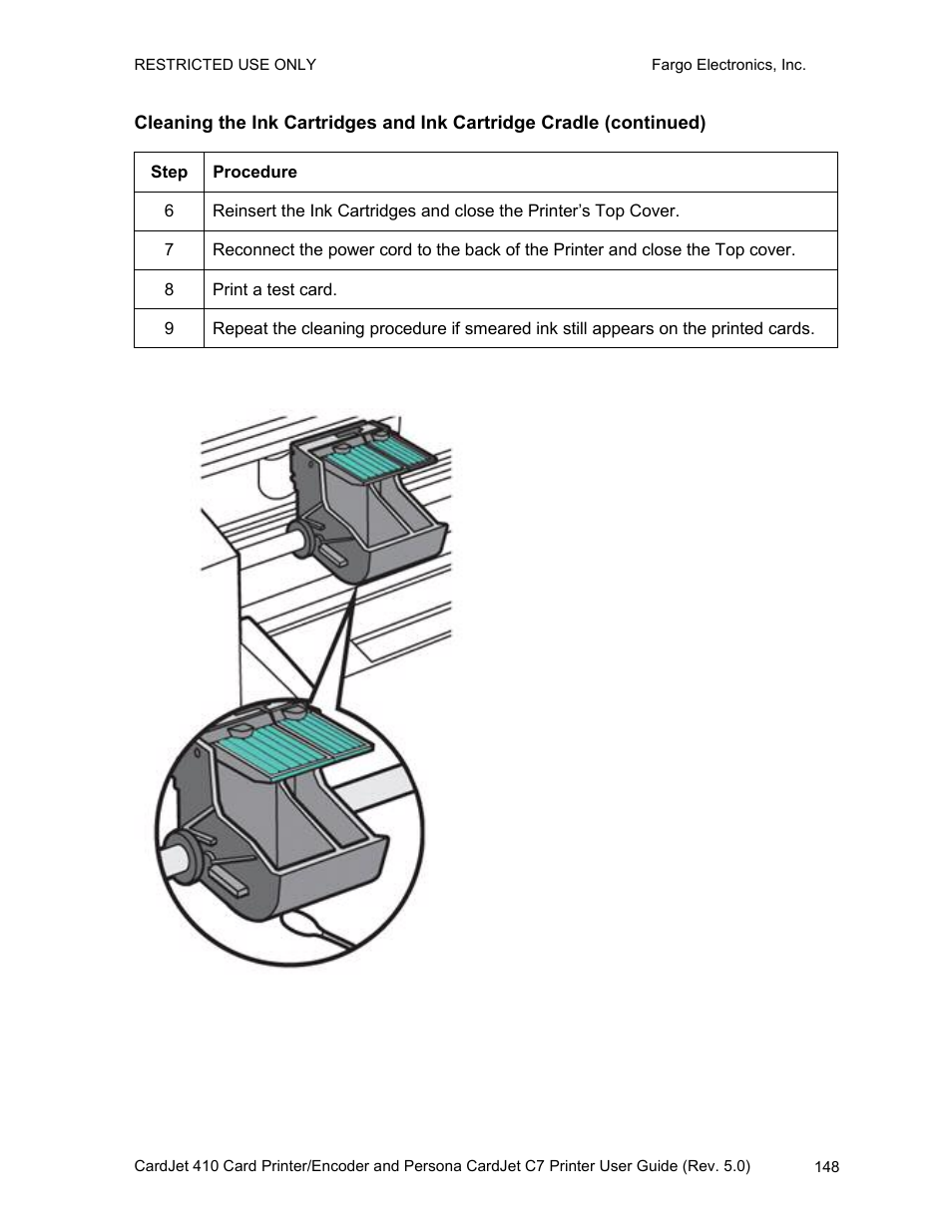 FARGO electronic 410 User Manual | Page 148 / 184