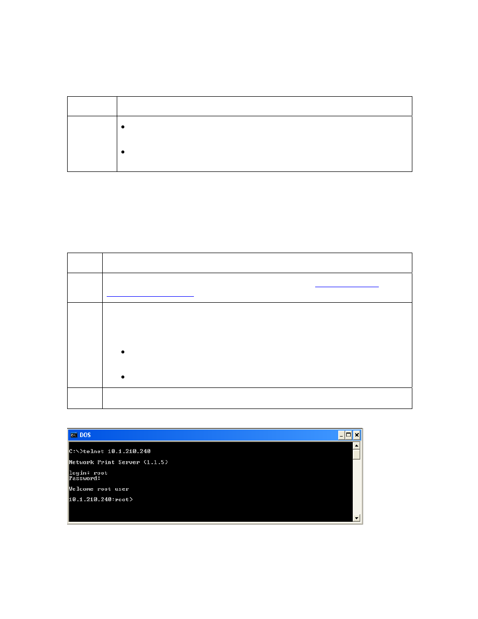 Network management interface, Telnet command line interface, Initiating a telnet session | Network management interface -4, Telnet command line interface -4, Initiating a telnet session -4 | FARGO electronic FARGO DTC 400 User Manual | Page 115 / 322