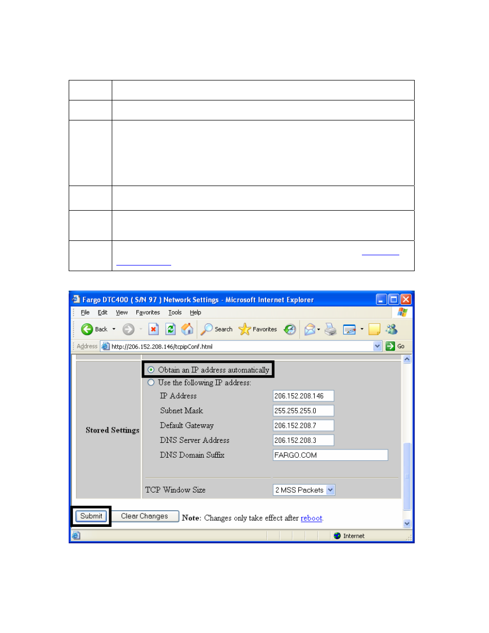 Switching to the automatic ip address mode, Switching to the automatic ip address mode -18 | FARGO electronic FARGO DTC 400 User Manual | Page 129 / 322