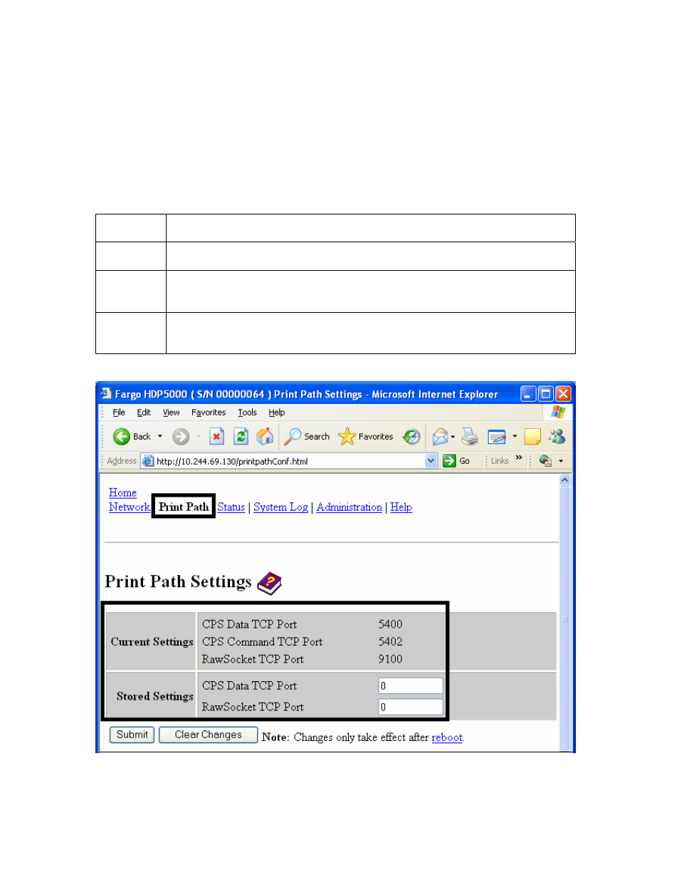 Using the print path page | FARGO electronic FARGO DTC 400 User Manual | Page 134 / 322