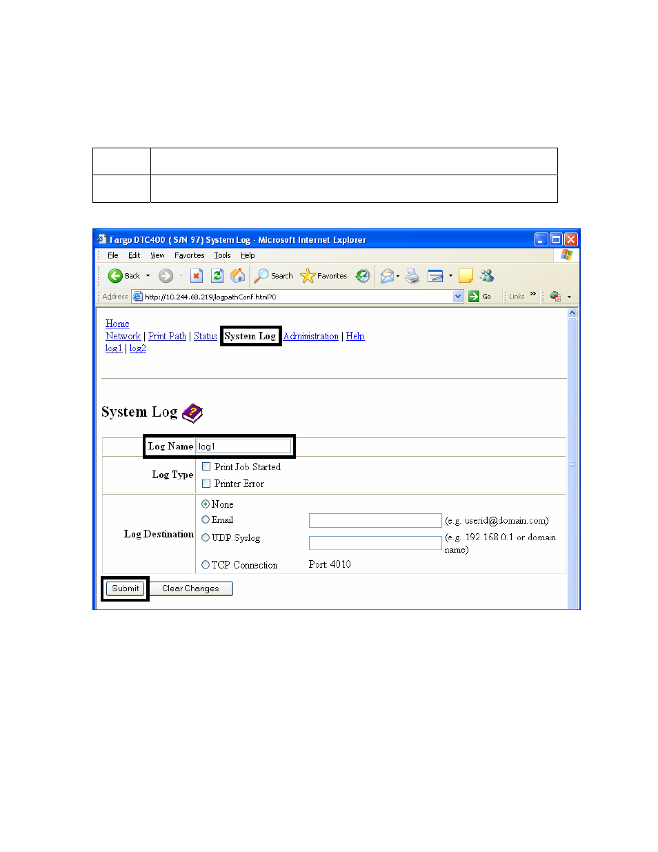 Changing the log name, Changing the log name -31 | FARGO electronic FARGO DTC 400 User Manual | Page 142 / 322