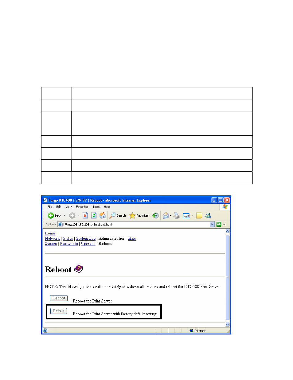 Resetting to default settings, Resetting to default settings -48 | FARGO electronic FARGO DTC 400 User Manual | Page 159 / 322