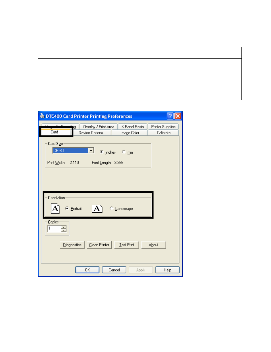 Adjusting the orientation option, Adjusting the orientation option -3 | FARGO electronic FARGO DTC 400 User Manual | Page 181 / 322