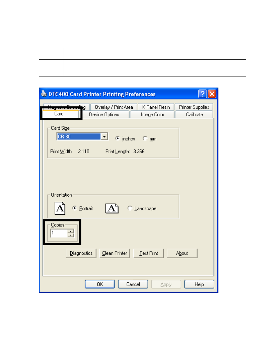 Selecting the number of copies, Selecting the number of copies -4 | FARGO electronic FARGO DTC 400 User Manual | Page 182 / 322