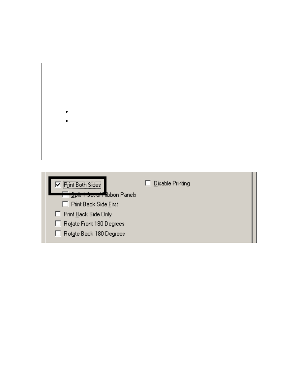 Using the print both sides option, Using the print both sides option -15 | FARGO electronic FARGO DTC 400 User Manual | Page 193 / 322