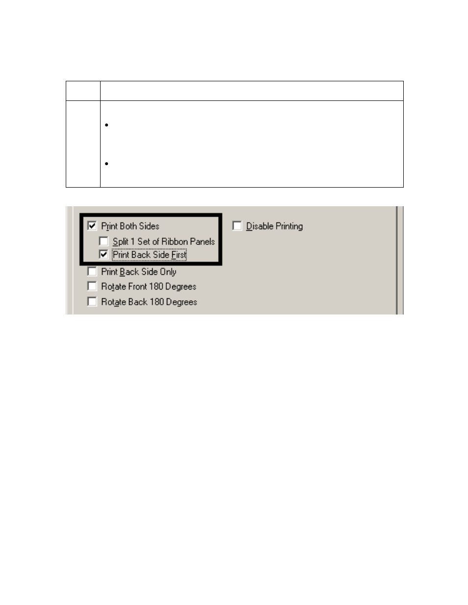 Using the print back side first option, Using the print back side first option -17 | FARGO electronic FARGO DTC 400 User Manual | Page 195 / 322