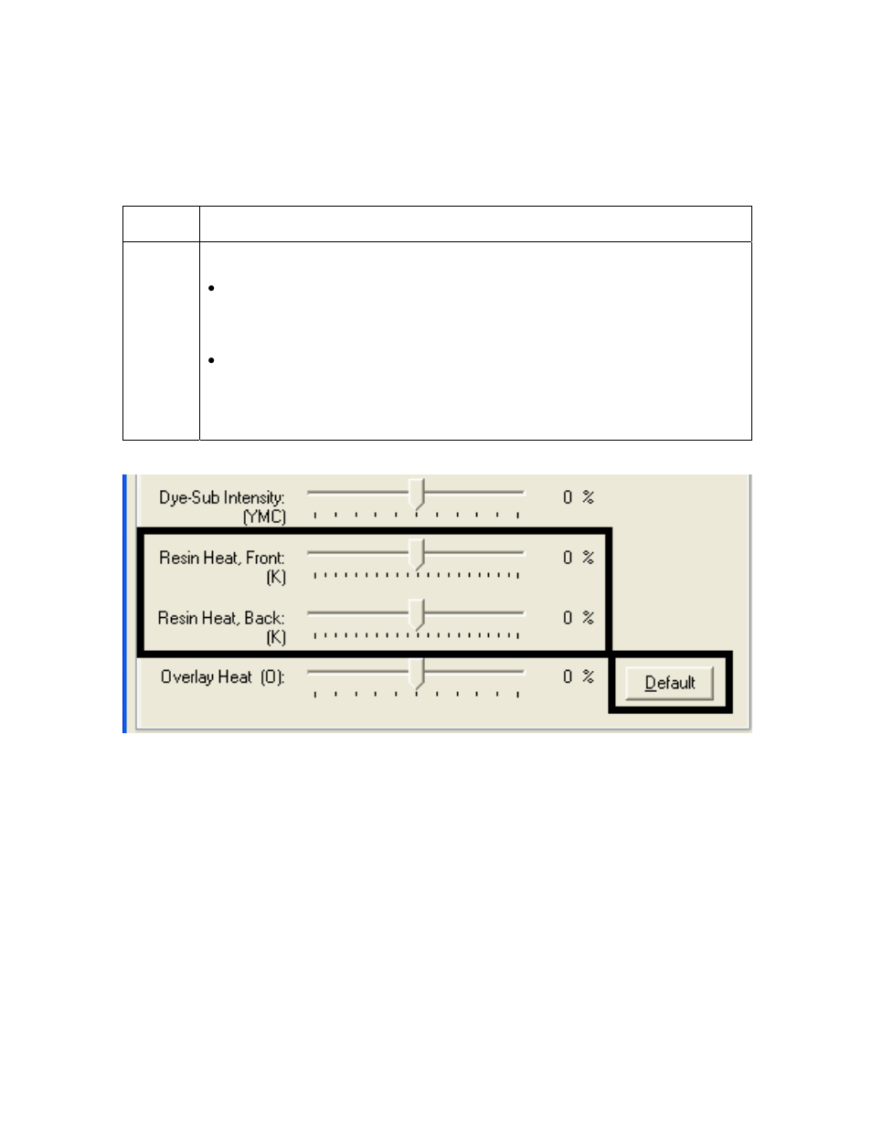 Using the resin heat (k) option (front and back) | FARGO electronic FARGO DTC 400 User Manual | Page 200 / 322