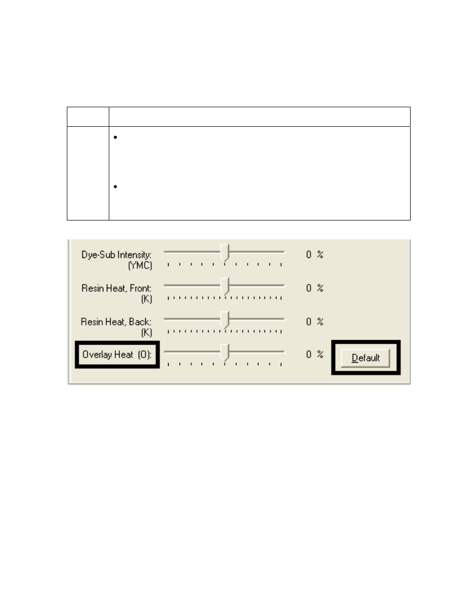 Using the overlay heat (o) option, Using the overlay heat (o) option -23 | FARGO electronic FARGO DTC 400 User Manual | Page 201 / 322