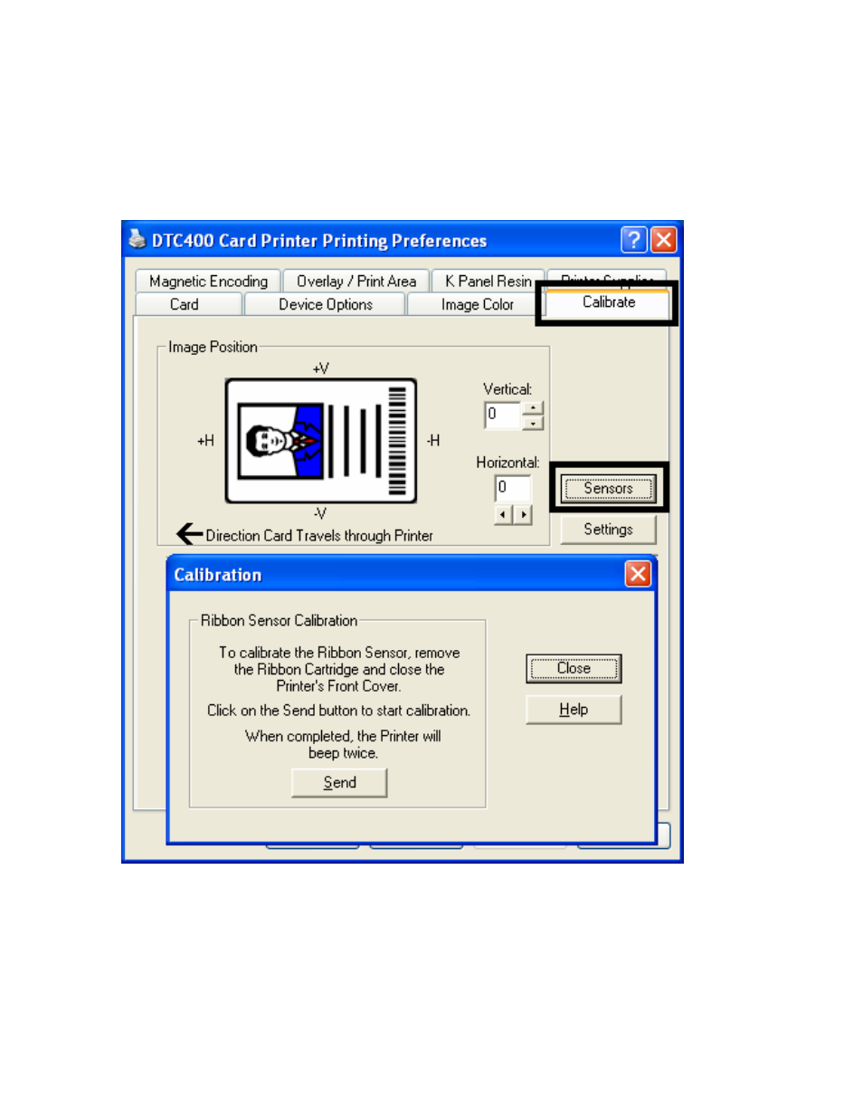 Using the sensors button, Using the sensors button -28 | FARGO electronic FARGO DTC 400 User Manual | Page 206 / 322