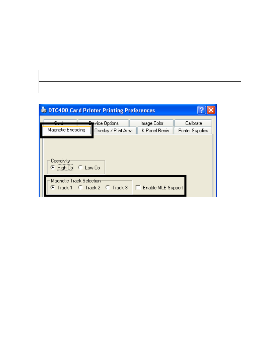 Reviewing the enable mle support checkbox, Reviewing the enable mle support checkbox -37 | FARGO electronic FARGO DTC 400 User Manual | Page 215 / 322
