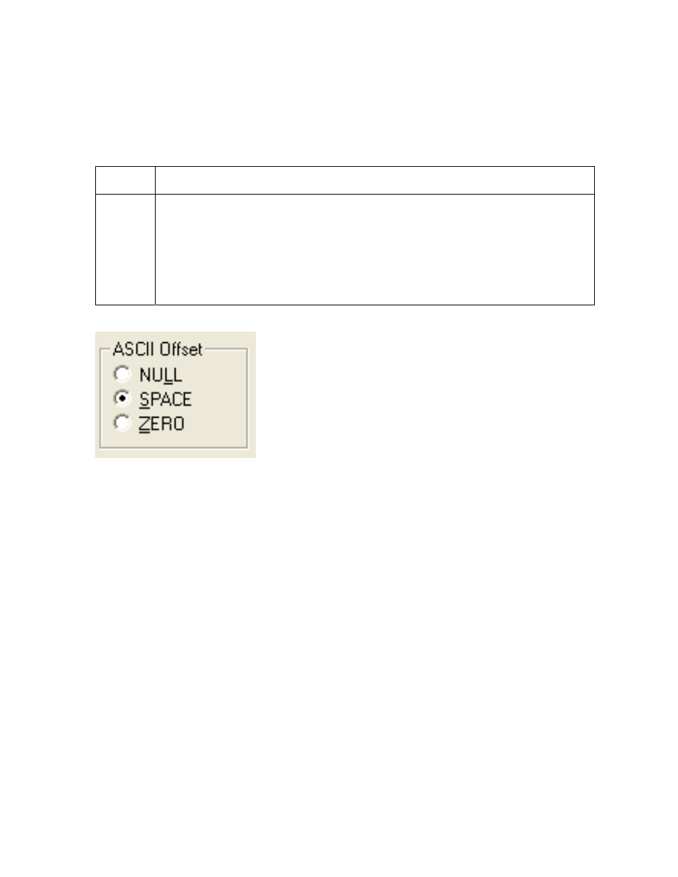 Using the ascii offset radio buttons, Using the ascii offset radio buttons -38 | FARGO electronic FARGO DTC 400 User Manual | Page 216 / 322