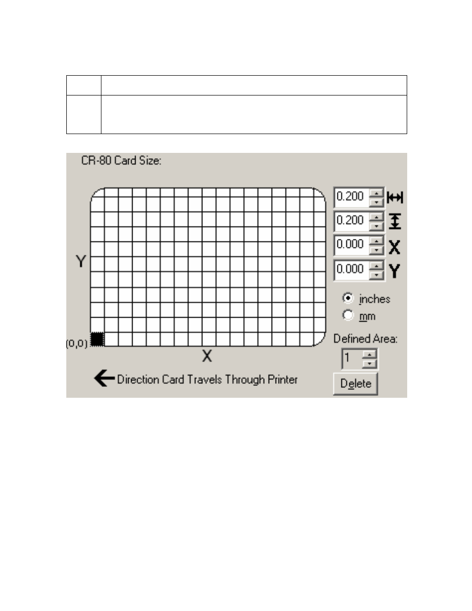 Using the defined area option (continued) | FARGO electronic FARGO DTC 400 User Manual | Page 233 / 322