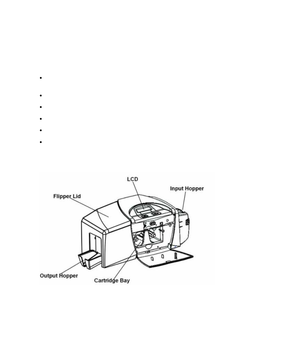 Unpacking and inspection, Reviewing the printer (front view), Unpacking and inspection -3 | Reviewing the printer (front view) -3 | FARGO electronic FARGO DTC 400 User Manual | Page 32 / 322