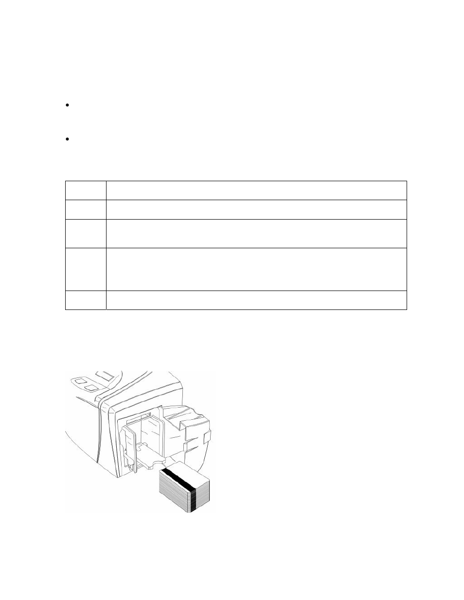 Installing blank cards into the card hopper, Installing blank cards into the card hopper -9 | FARGO electronic FARGO DTC 400 User Manual | Page 38 / 322