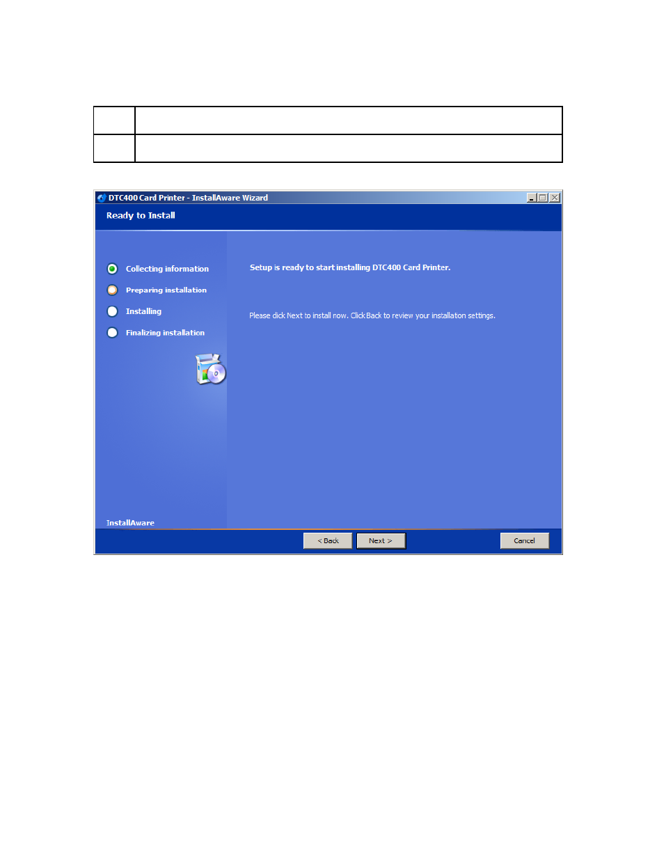 Installing the dtc400 printer driver (continued) | FARGO electronic FARGO DTC 400 User Manual | Page 50 / 322