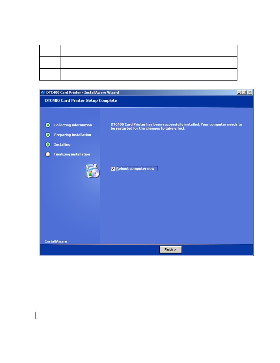 Installing the dtc400 printer driver (continued) | FARGO electronic FARGO DTC 400 User Manual | Page 54 / 322