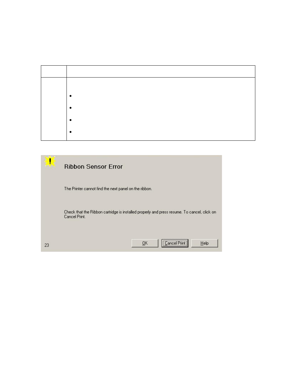 Resolving a ribbon sensor error (ribbon miscue) | FARGO electronic FARGO DTC 400 User Manual | Page 75 / 322