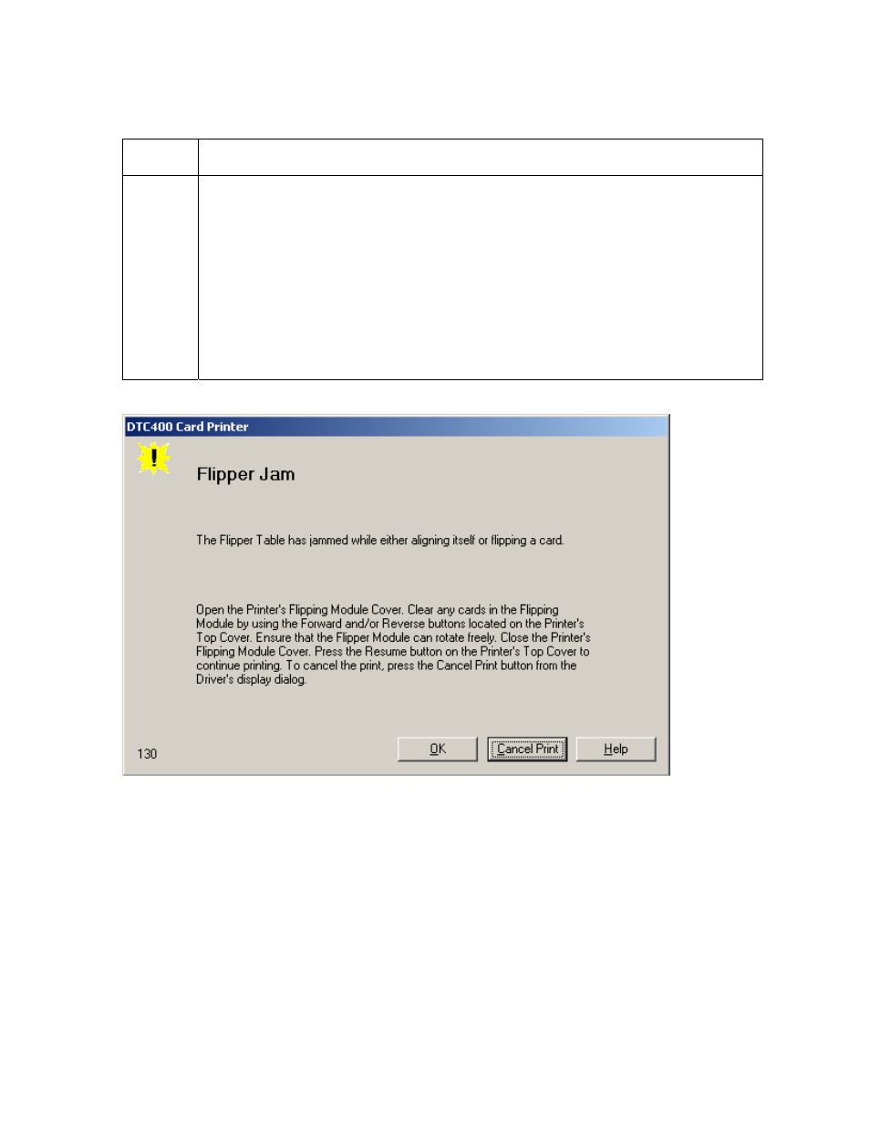 Resolving the flipper jam error (continued) | FARGO electronic FARGO DTC 400 User Manual | Page 96 / 322