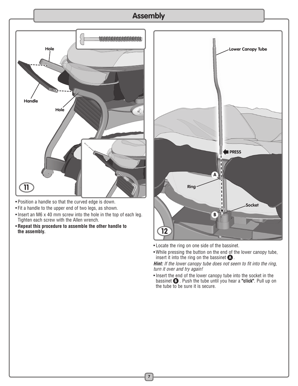 Assembly 11 | Fisher-Price L7836 User Manual | Page 7 / 12