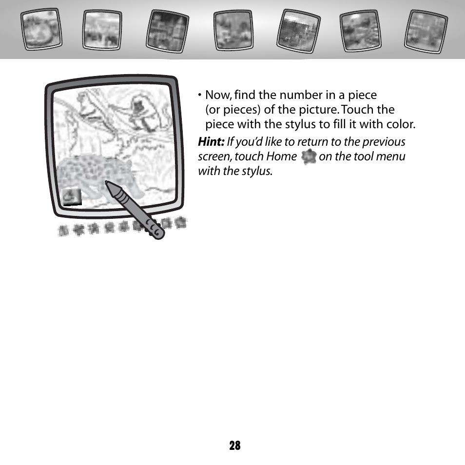 Fisher-Price COLOR PIXTER G6512 User Manual | Page 28 / 64