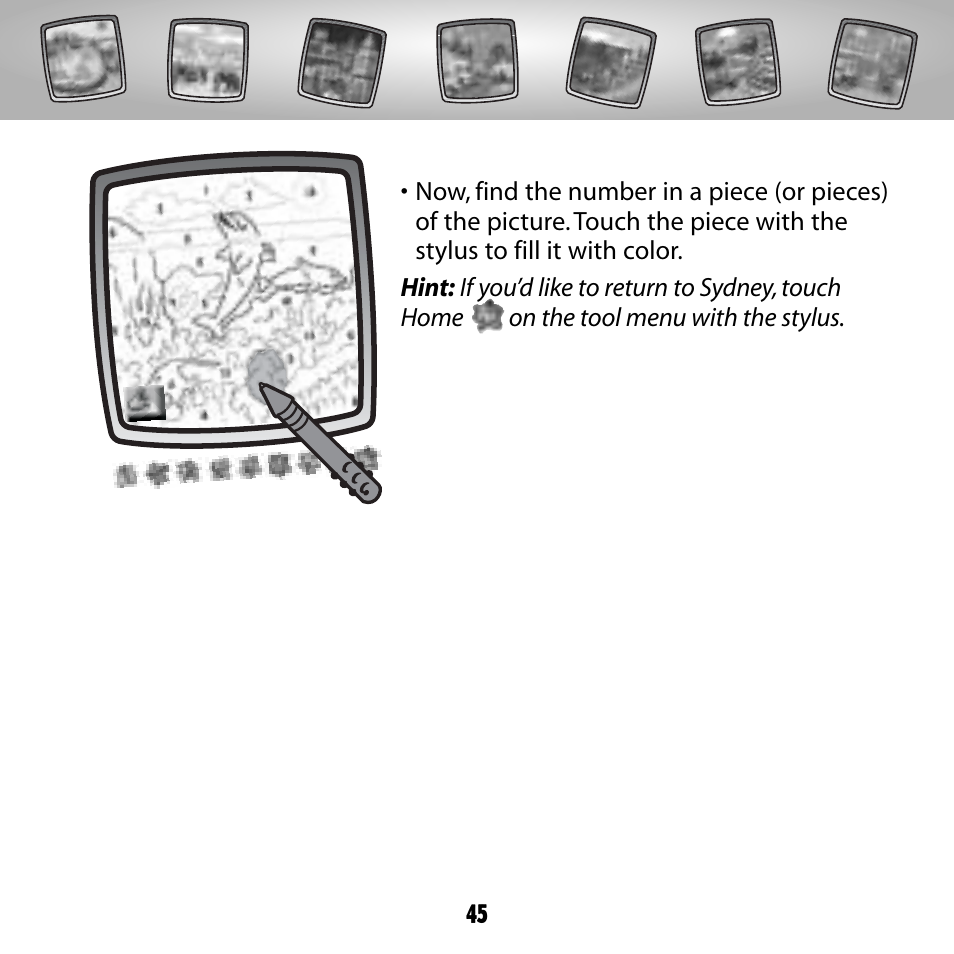 Fisher-Price COLOR PIXTER G6512 User Manual | Page 45 / 64