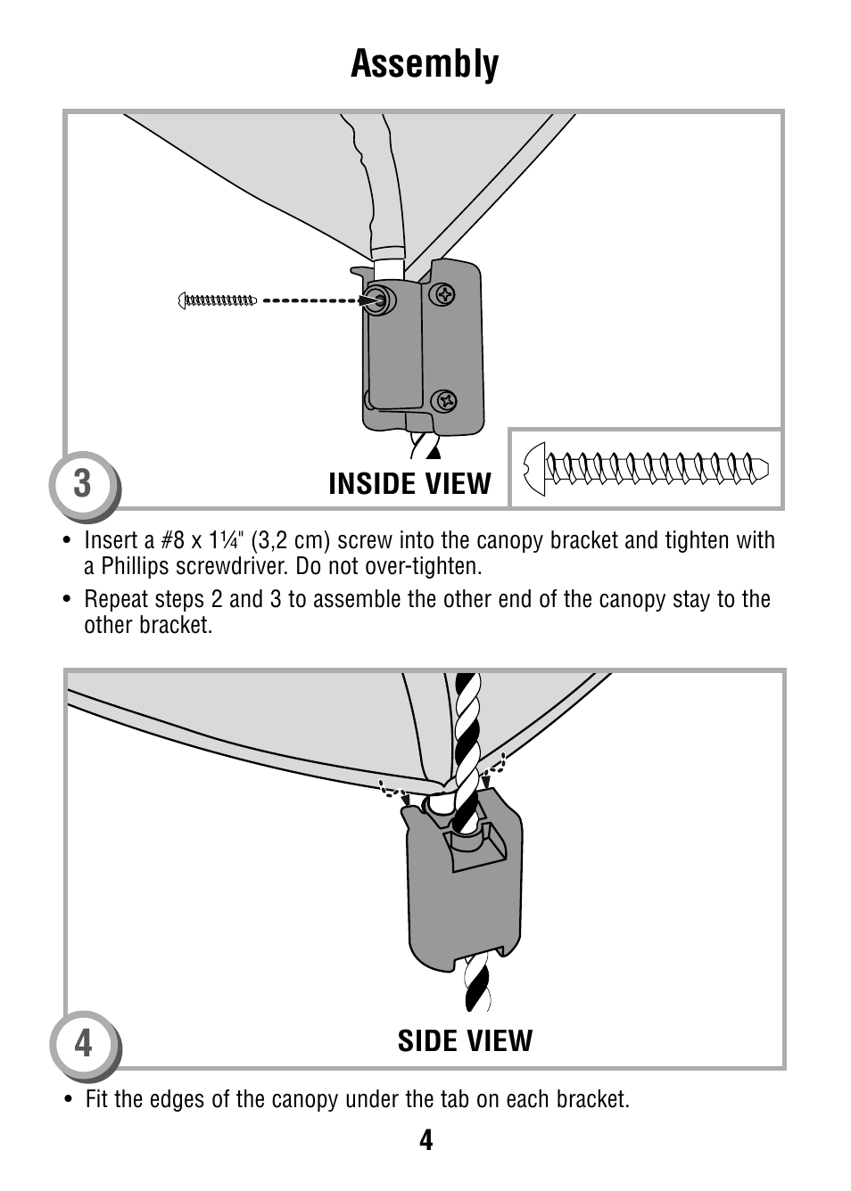 34 assembly | Fisher-Price V7597 User Manual | Page 4 / 12
