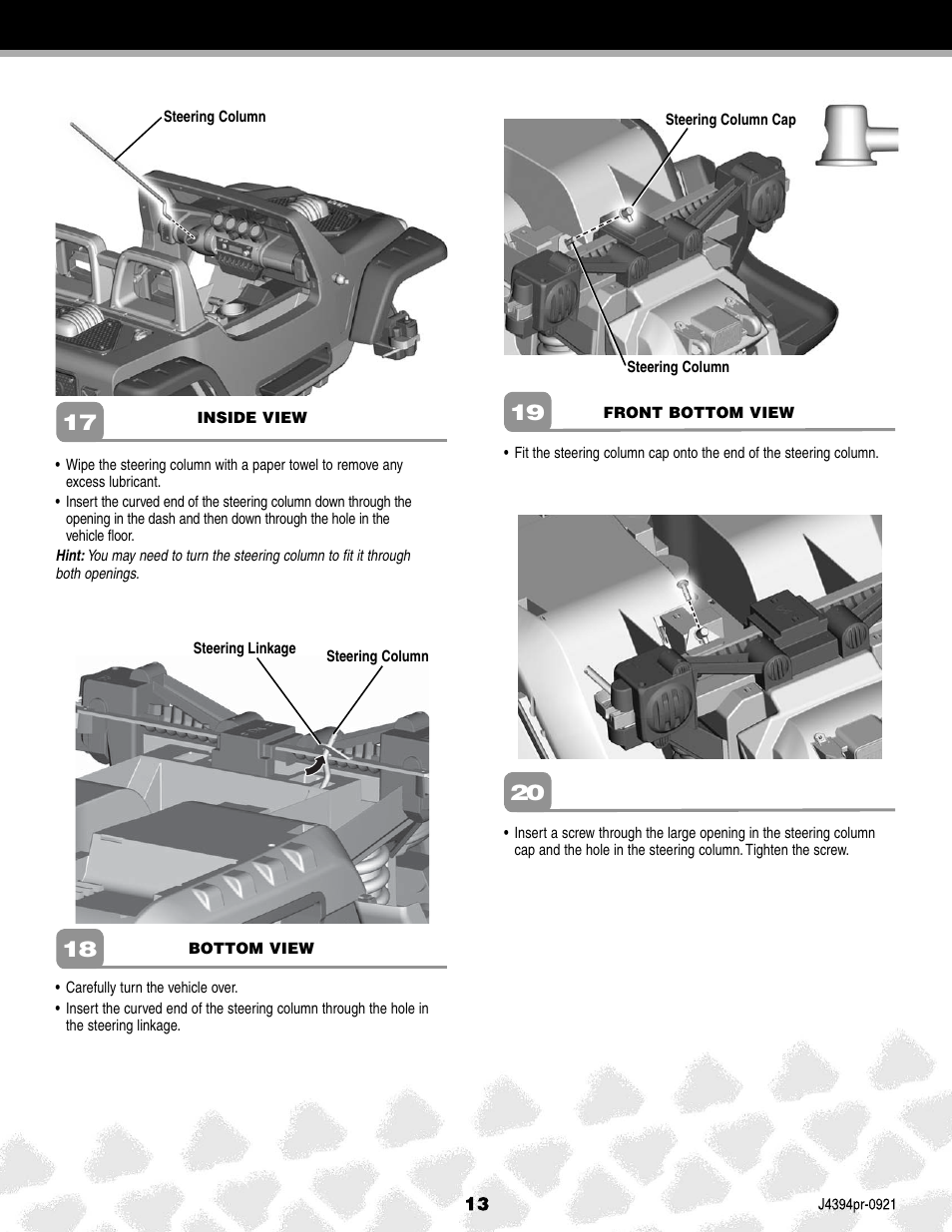 Fisher-Price JEEP K7112 User Manual | Page 13 / 32