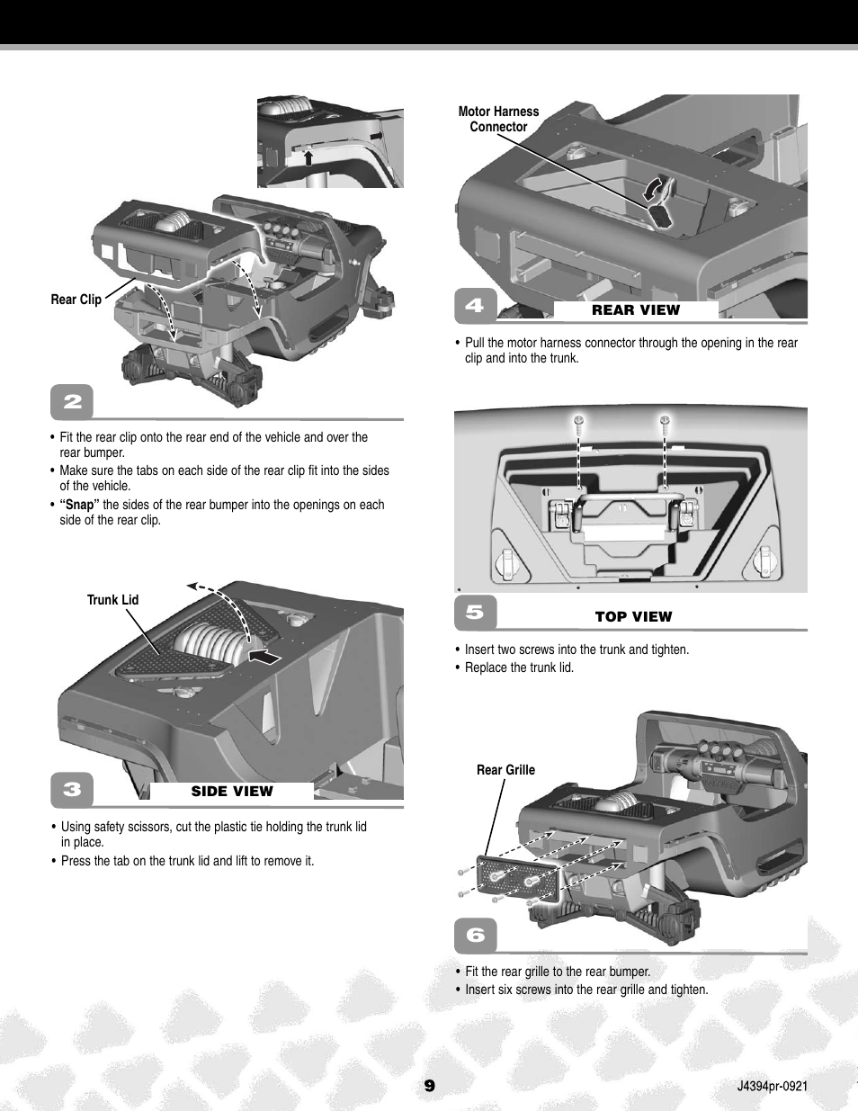 Fisher-Price JEEP K7112 User Manual | Page 9 / 32