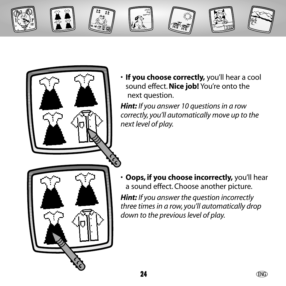 Fisher-Price 73654 User Manual | Page 24 / 36