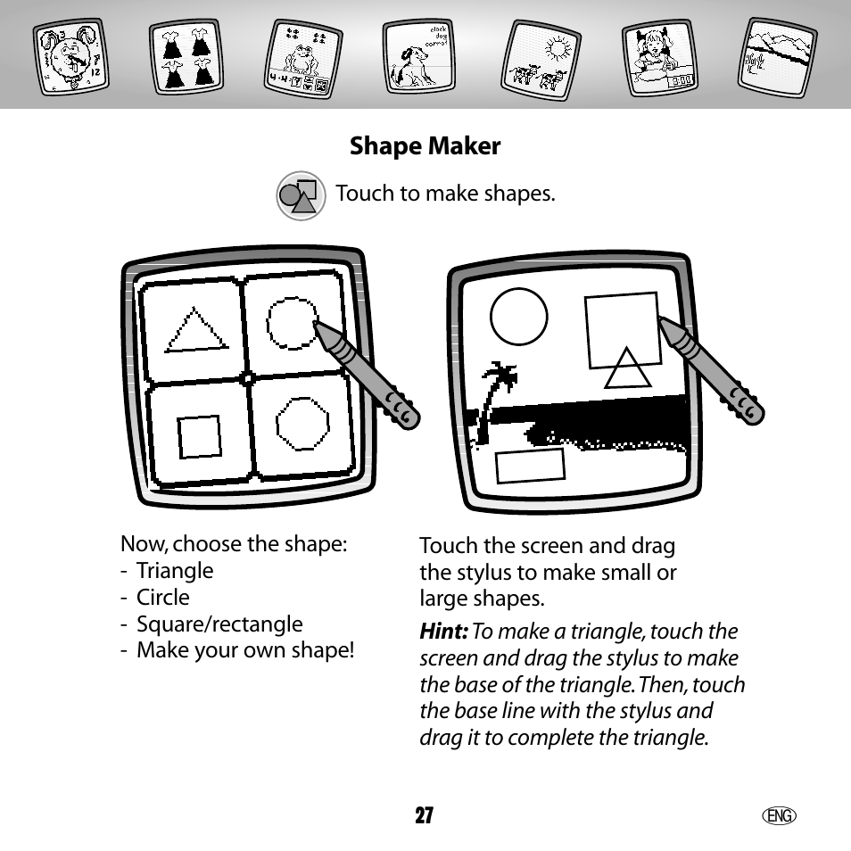 Fisher-Price 73654 User Manual | Page 27 / 36