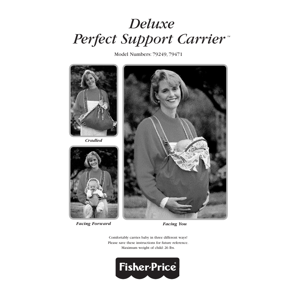 Fisher-Price FACING YOU 79471 User Manual | 8 pages
