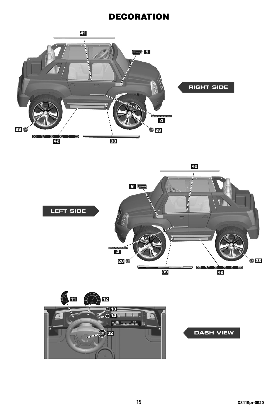 Decoration | Fisher-Price X3419 User Manual | Page 19 / 28