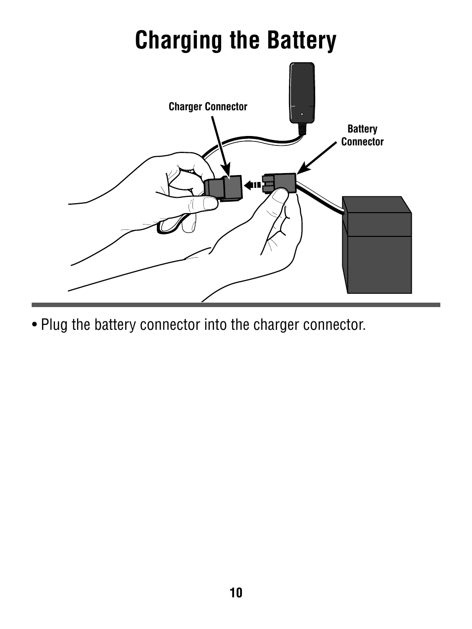 Charging the battery | Fisher-Price P6828 User Manual | Page 10 / 16