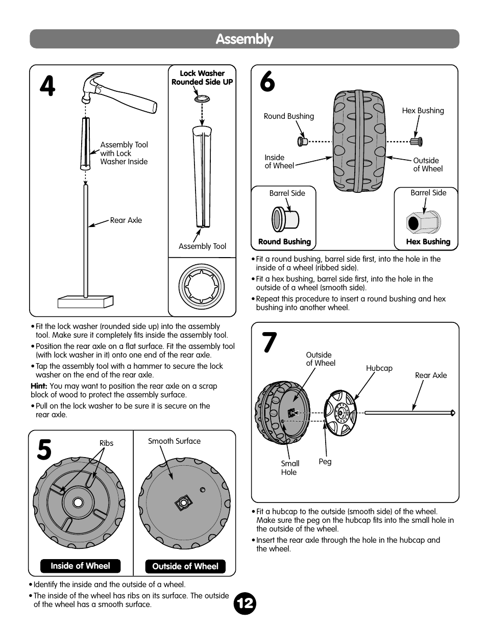 Assembly 12 | Fisher-Price NEW BEETLE 73517 User Manual | Page 12 / 36