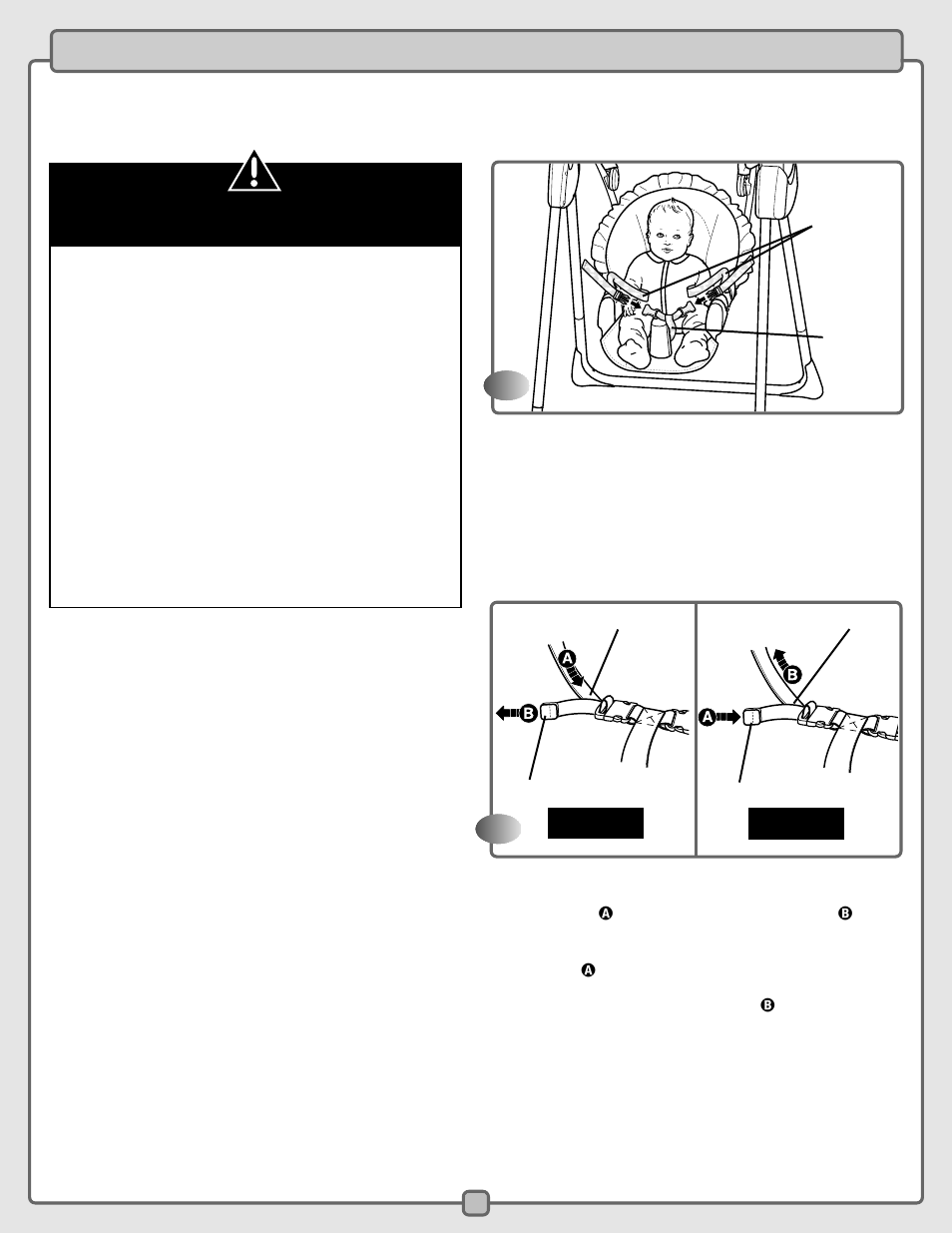 Warning, Setup and use 1 | Fisher-Price H4792 User Manual | Page 12 / 16
