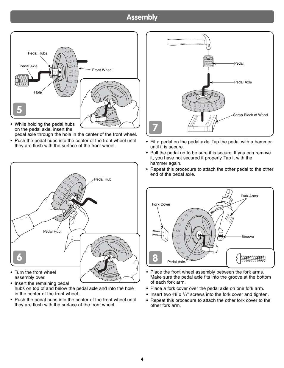 Assembly | Fisher-Price NICK JR DORA THE EXPLORER J5242 User Manual | Page 4 / 8