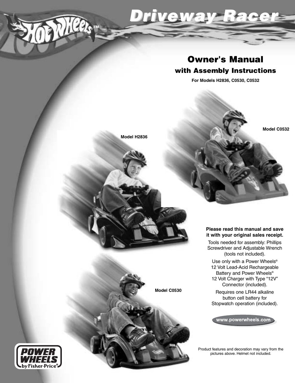 Fisher-Price HOT WHEELS C0532 User Manual | 28 pages