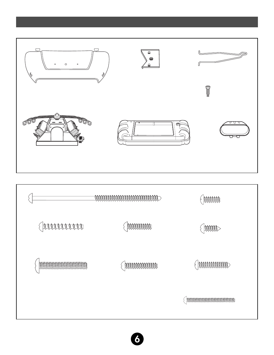 Parts | Fisher-Price JEEP AFTERSHOCK 74270 User Manual | Page 6 / 36