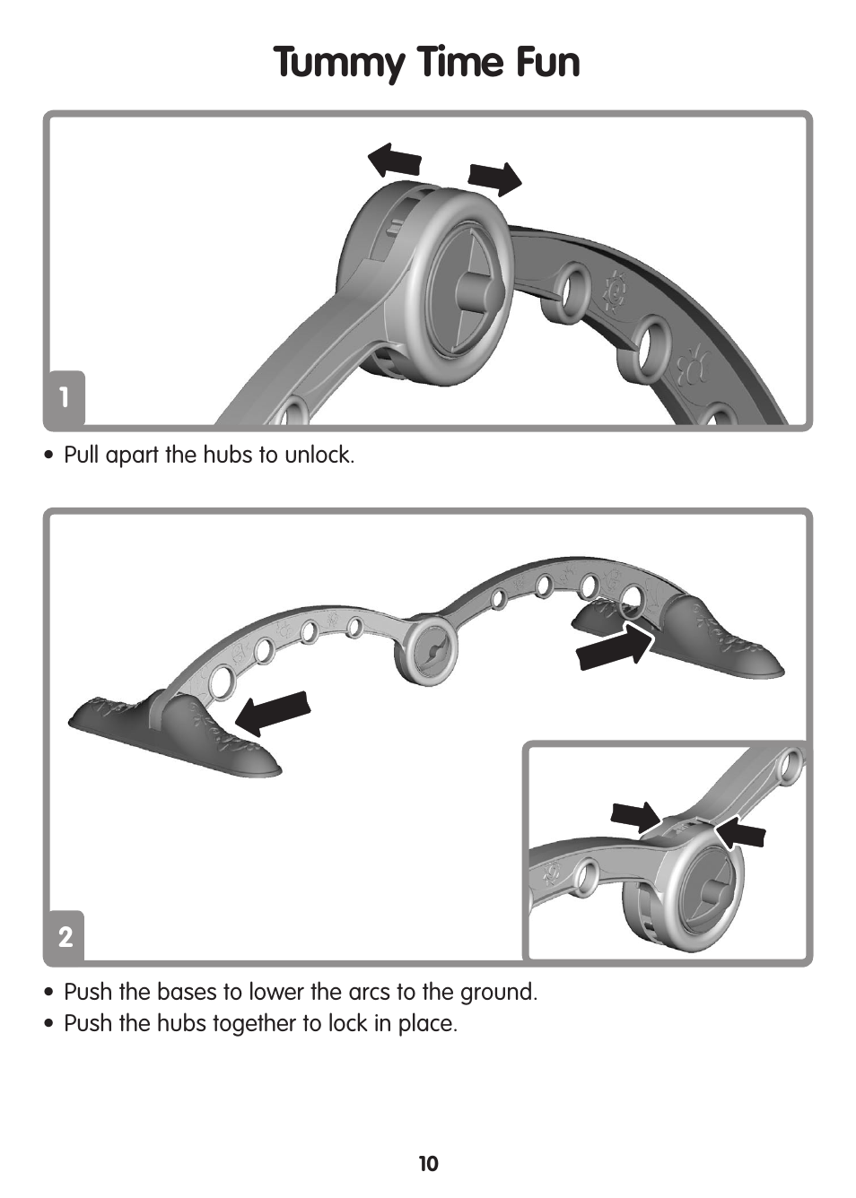 Tummy time fun | Fisher-Price TUMMY TIME M3185 User Manual | Page 10 / 12