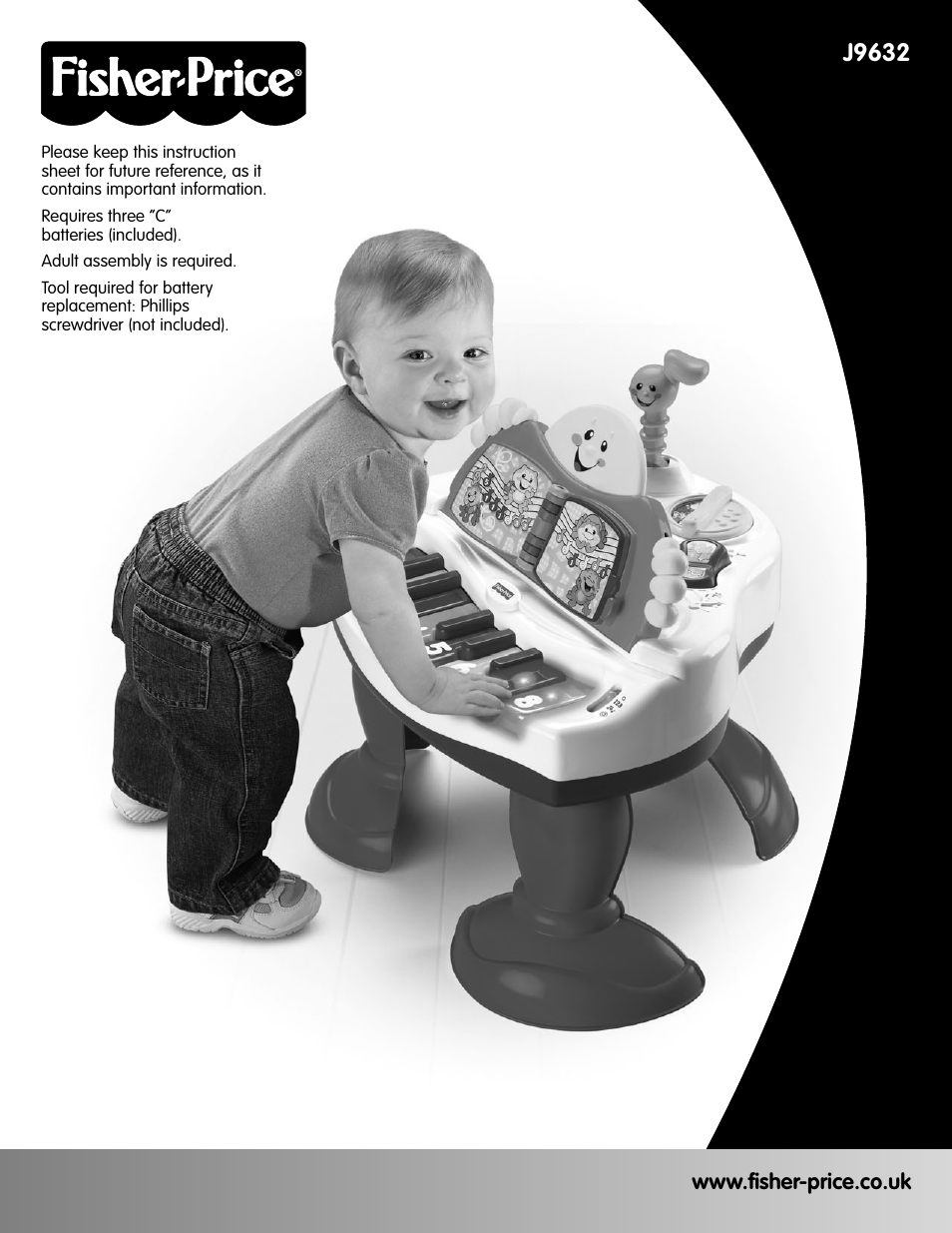 Fisher-Price J9632 User Manual | 5 pages