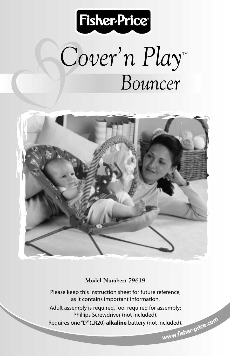 Fisher-Price COVER'N PLAY 79619 User Manual | 16 pages
