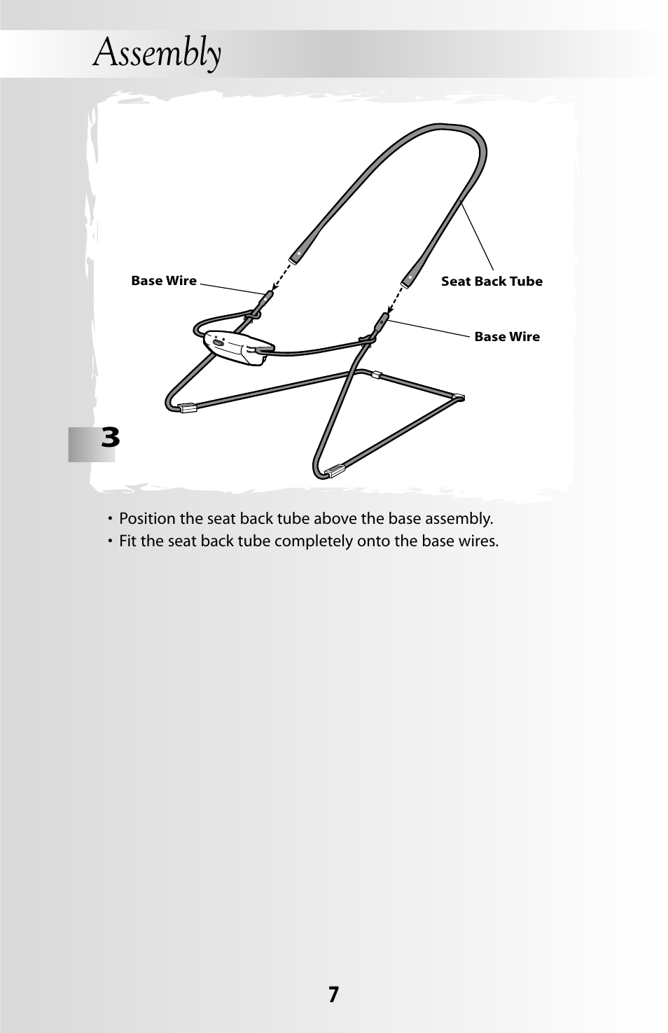 Assembly | Fisher-Price COVER'N PLAY 79619 User Manual | Page 7 / 16