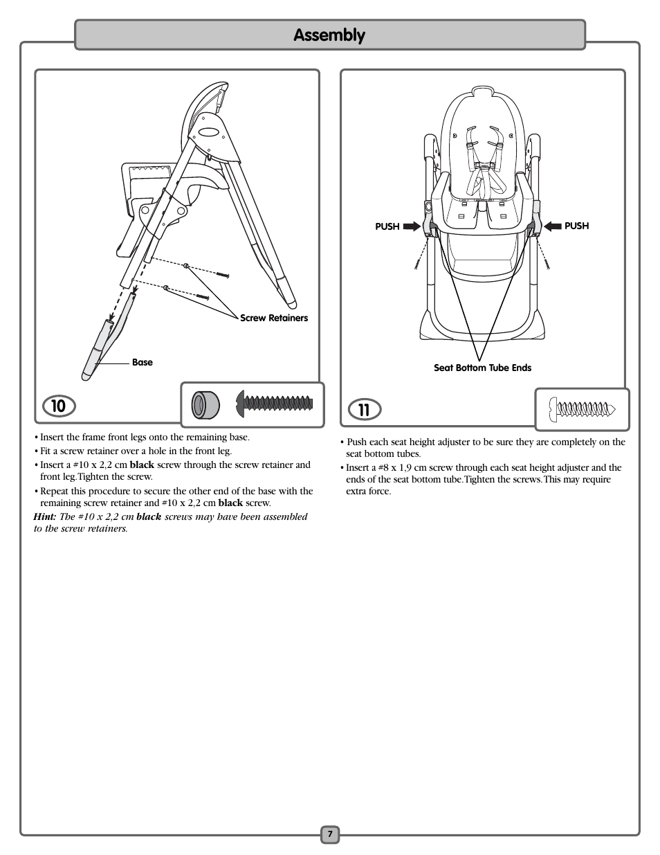 Assembly 10 | Fisher-Price L0542 User Manual | Page 7 / 16