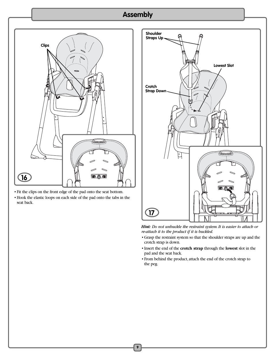 Assembly 16 | Fisher-Price L0542 User Manual | Page 9 / 16