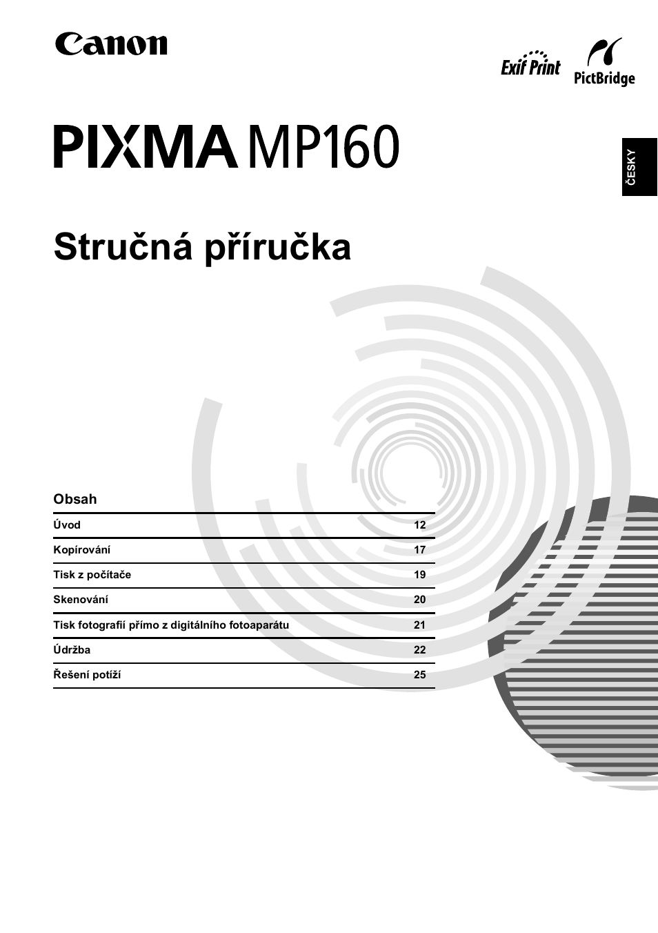 Stručná příručka | Canon Pixma MP 190 User Manual | Page 59 / 396